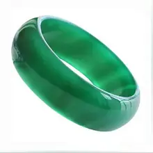 Натуральный агат зеленый браслет Халцедон