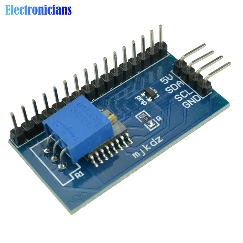 Arduino iic i2c. Модуль адаптера port iici2ctwispi для экрана 1602, совместим с ардуино.