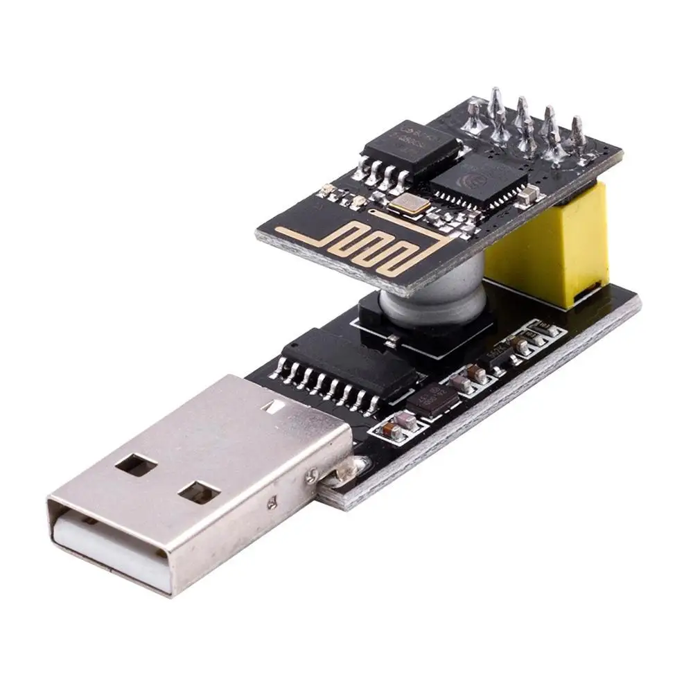 ESP01 программатор адаптер UART GPIO0 ESP-01 ESP-01S Adaptaterr CH340G USB к ESP8266 Серийный беспроводной Wifi разработчик плата модуль - Цвет: with ESP-01