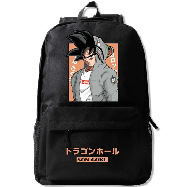 

Son Guku Schoolbag for Middle Junior School Students Japan Manga Dragon Ball Backpacks for Teenagers