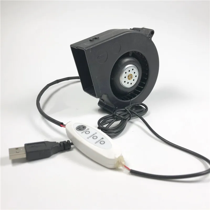 9733 барбекю воздуходувка деревянный вентилятор для 5 В USB Высокая мощность с