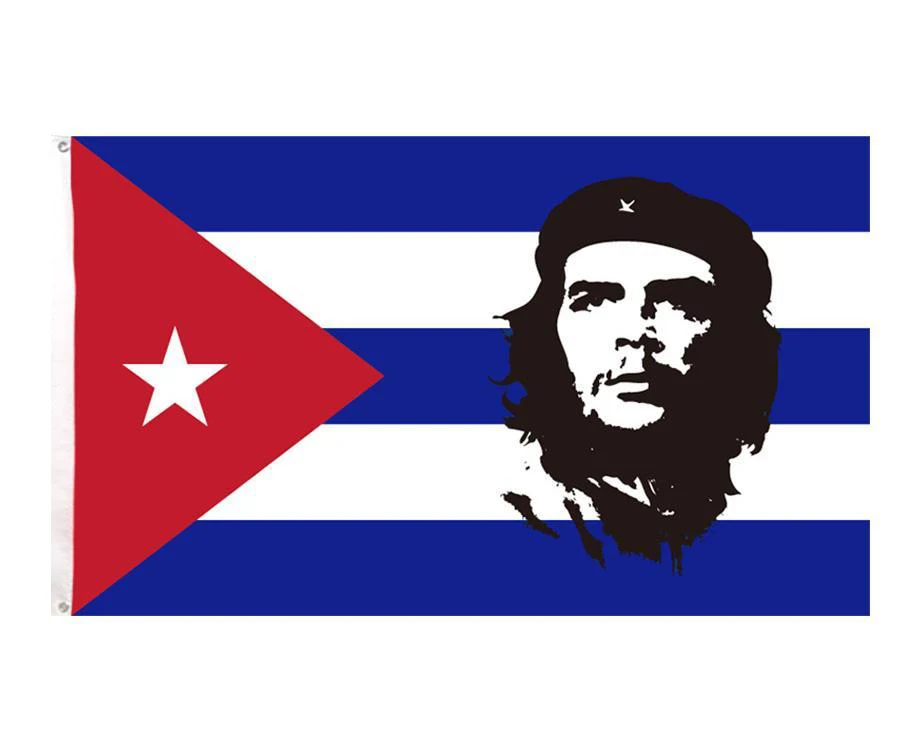 

Free Shipping johnin 90X150CM cuba revolution hero EI CHE Ernesto Guevara Flag