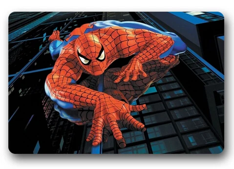 Plush Fabric Rectangle Spider Man 3 Custom Door mat Home decor Carpet Fashion Rug Freed shipping m#61 | Дом и сад