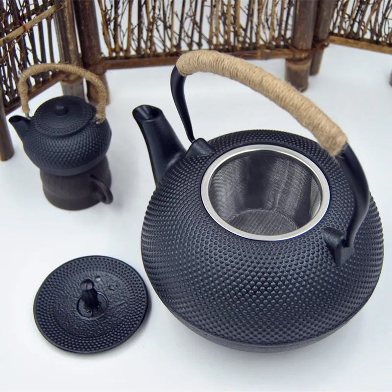 Южного японского гладить горшок кипятить воду окисления железа чайник без покрытия гладить бутылки 1.8L частиц чугунок