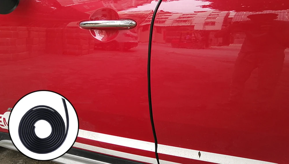 3 м/5 м автомобильный край двери анти-столкновения полосы Избегайте царапин защитная лента для MINI Cooper One S земляк автомобиль-Стайлинг Аксессуары