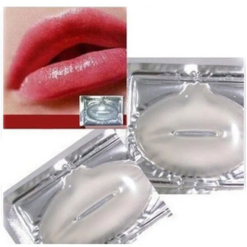 

5Pcs Crystal Collagen Lip Masks Pads Moisture Essence Anti Ageing Wrinkle Lip Plumper Patches Pads Gel Lips Masks Lip Enhancer