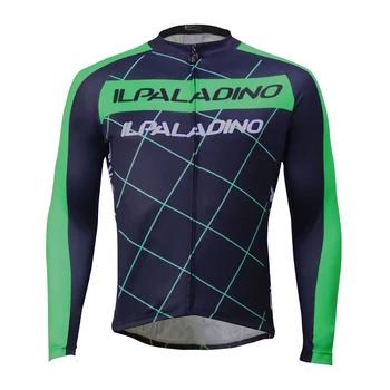 

ILPALADINO Autumn And Spring Cycling Long Sleeve New Design Mens Polyester Cycling Jerseys Quick Dry Full Zipper Cycling Wear