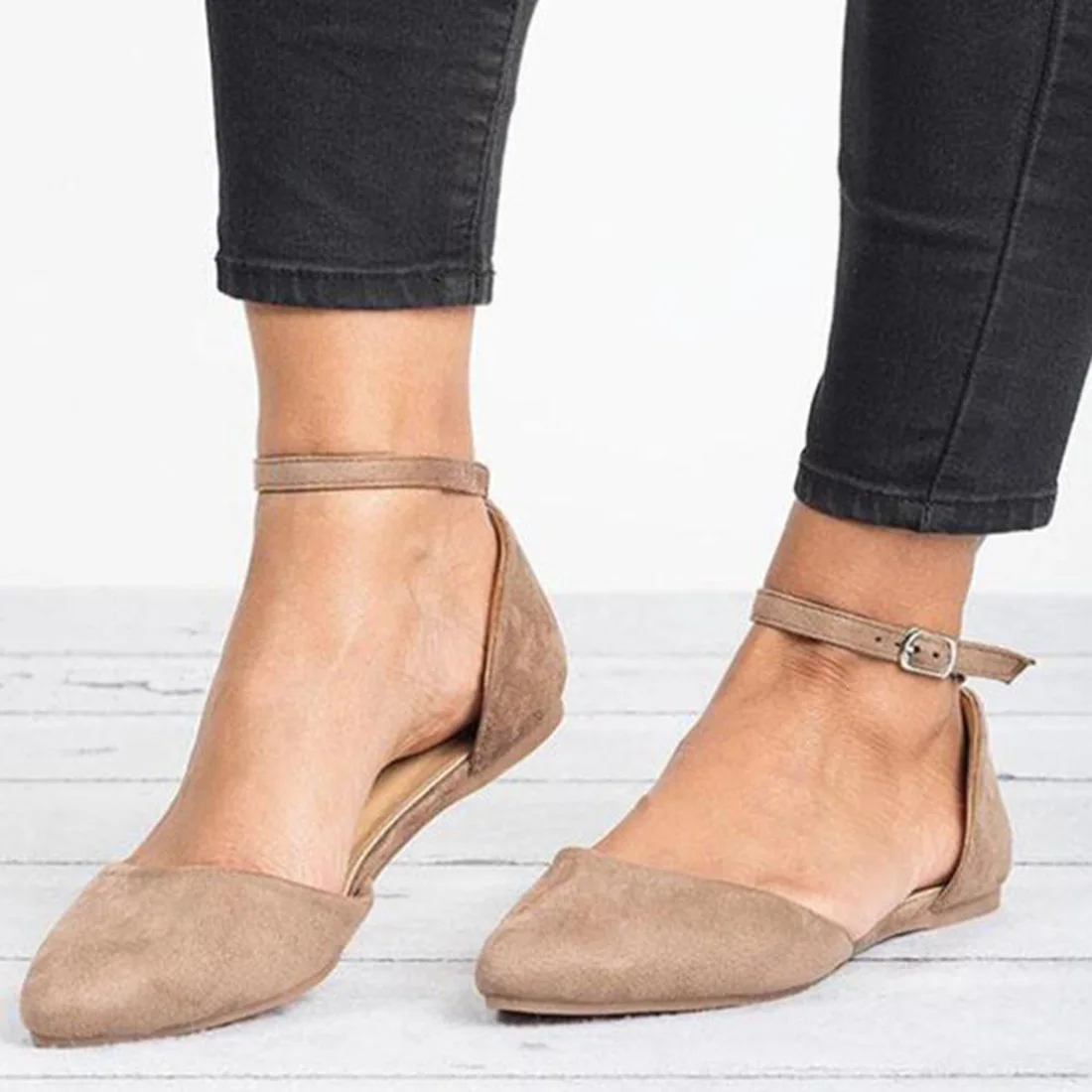 

Torridity 2019 Women Flat Low Heels Pointed Toes Flats Shoes For Ladies Shallow Fashion Brief Shoes Single Shoes