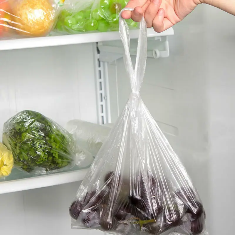 

New Multi-size Rolls Organizer Vacuum Bag Sealer Reusable Kitchen Food Saver Storage Plastic Bags