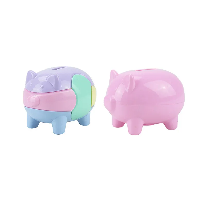 Коробка для экономии денег, креативная прозрачная пластиковая игрушка в форме свиньи для всех, Подарочная игрушка для дома