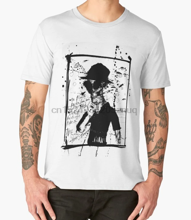 

Printed Men T Shirt Cotton tshirts O-Neck Short-Sleeve Hunter S. Thompson America Dry Rot Women T-Shirt