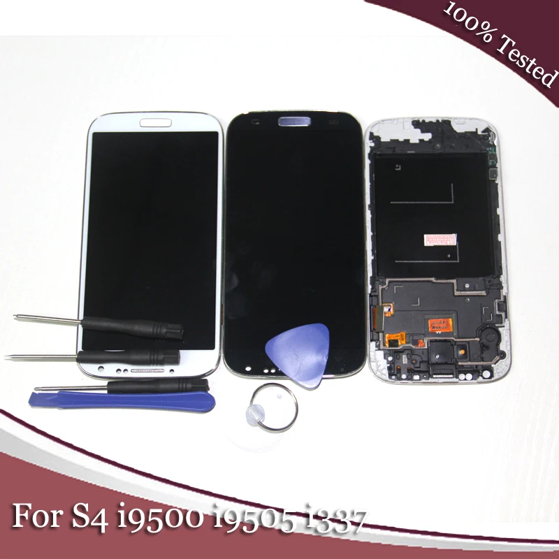 S4 I9500 ЖК-экран совместим с Samsung Galaxy i9500 i9505 i337 ЖК-дисплей кодирующий