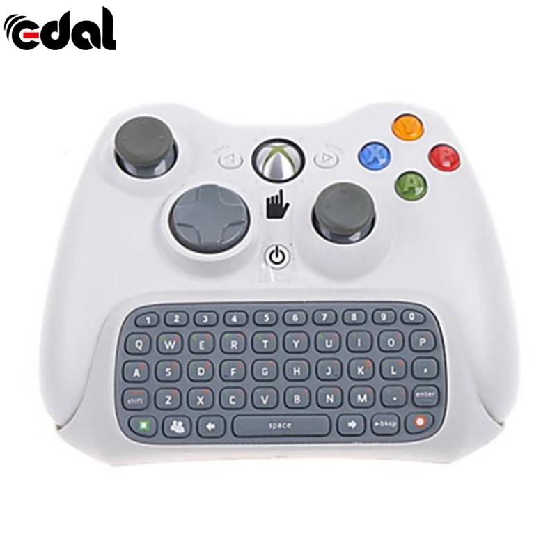  Wireless Controller Messenger Game Keyboard Keypad ChatPad For XBOX 360 Black White Game Accessorie