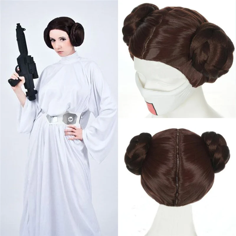 perruque princesse leia