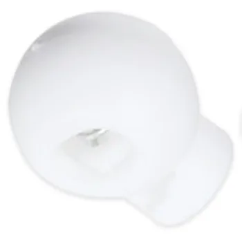 

100 pcs Cord Lock Stopper lock active end off Spherical spring white