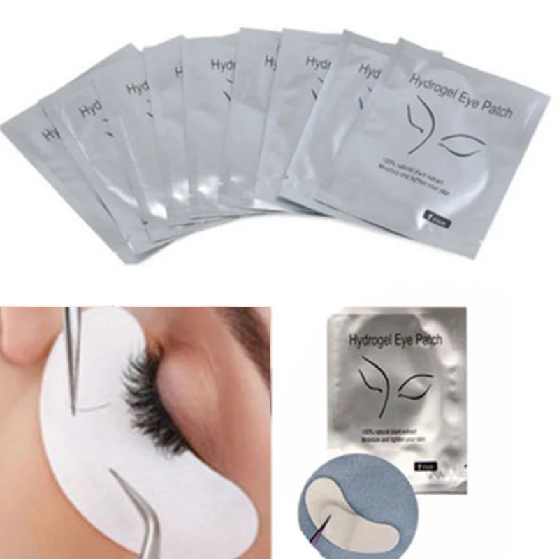 

50pcs/25pairs Eyelash Extension Pad Gel Patch hydrogel Eye Pads Lint Free Eyepads Makeup Wimper Extensions Eye Lashes Extension