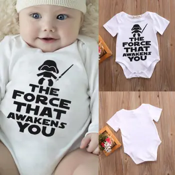 

2019 New Star Wars Infant Baby Boy Summer Shirt Cotton Cute Comfortable High Quality Bodysuit Clothes Sunsuit
