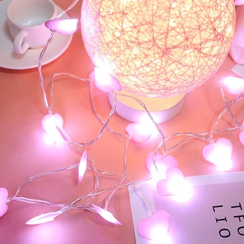 

Heart Shape 1M/3M/4M/5M LED String Light Lamp Room Garden Christmas Wedding Party Decoration