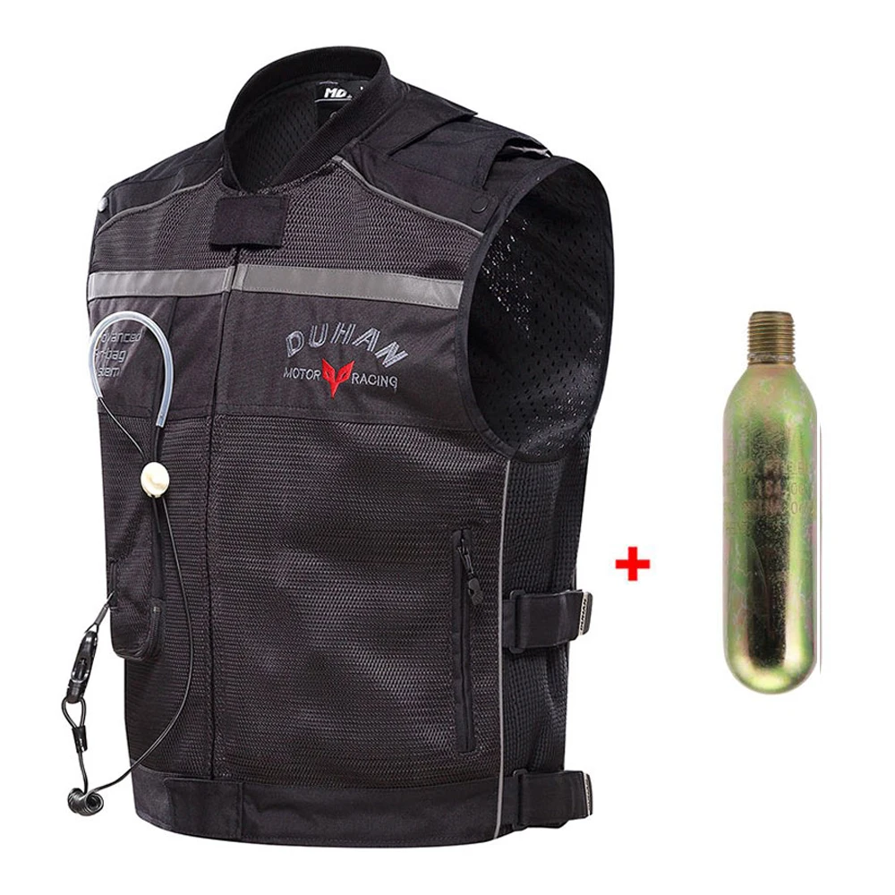 

DUHAN Motorcycle Air Bag Vest Motorcycle Vest Air-Bag Motorcycle Jacket Reflective Motorbike Airbag Moto Vest Neck Protector