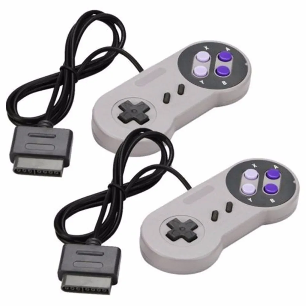 2PCS-Joypad-Gamepad-Controller-Pad-For-Nintendo-Super-Famicom-SNES-Fighting-Commander-Controller-for-Nintendo