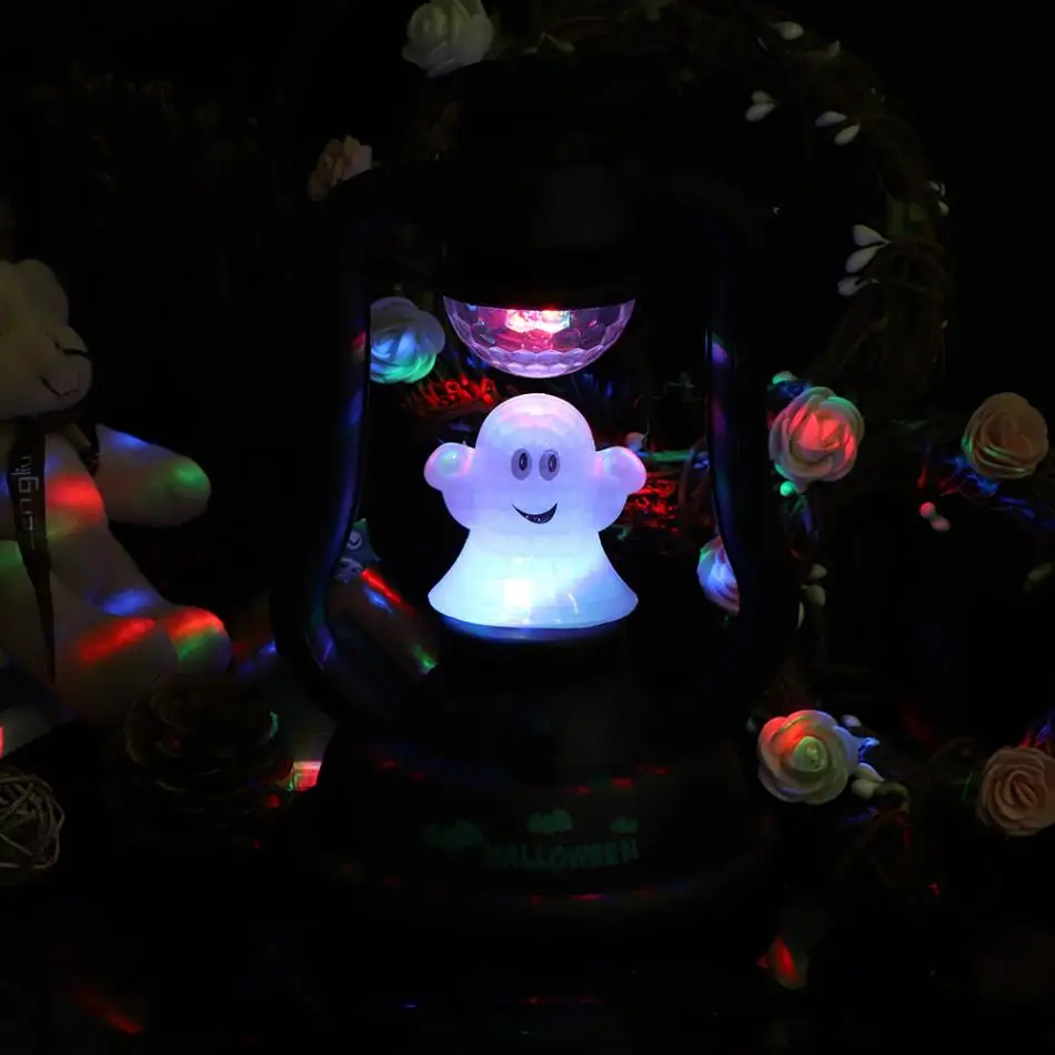 Хэллоуин украшения свет luces светодио дный decoracion красочные вспышки светодио дный Фонари Хэллоуин звук Ночник светильник подвесной Фонари