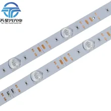 100 шт.* 95 см диффузные линзы алюминий 3030 жесткий светодиодный стержень 1 Вт/led DC 12 В для шкафа рекламный лайтбокс