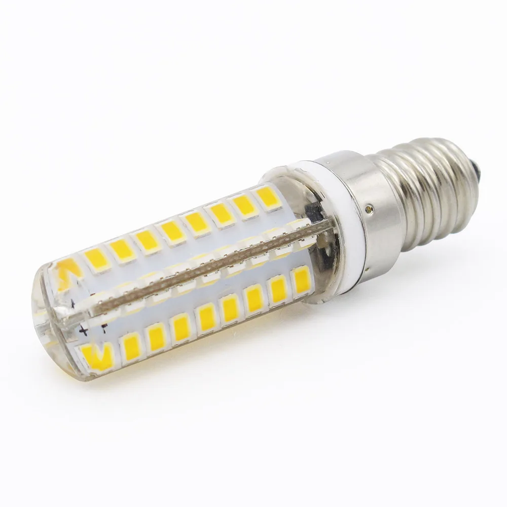 Mini Refrigerator Light LED E14 72LEDs Dimmable SMD 2835 Candle bulb