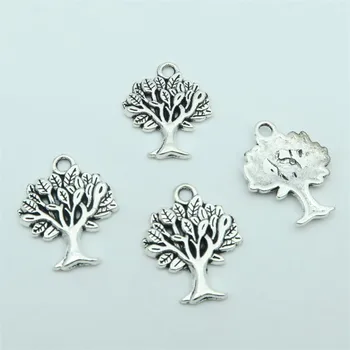 

30 units Silver tree of life pendant original PORTUGUESE statement Necklace pendant jewelry finding suppliers D-3-86