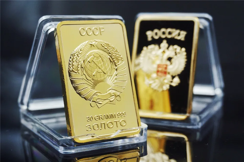 

Drop shipping 1pcs Scotland Commemorative Coin Fake Gold Bar Coin Art Collection Size