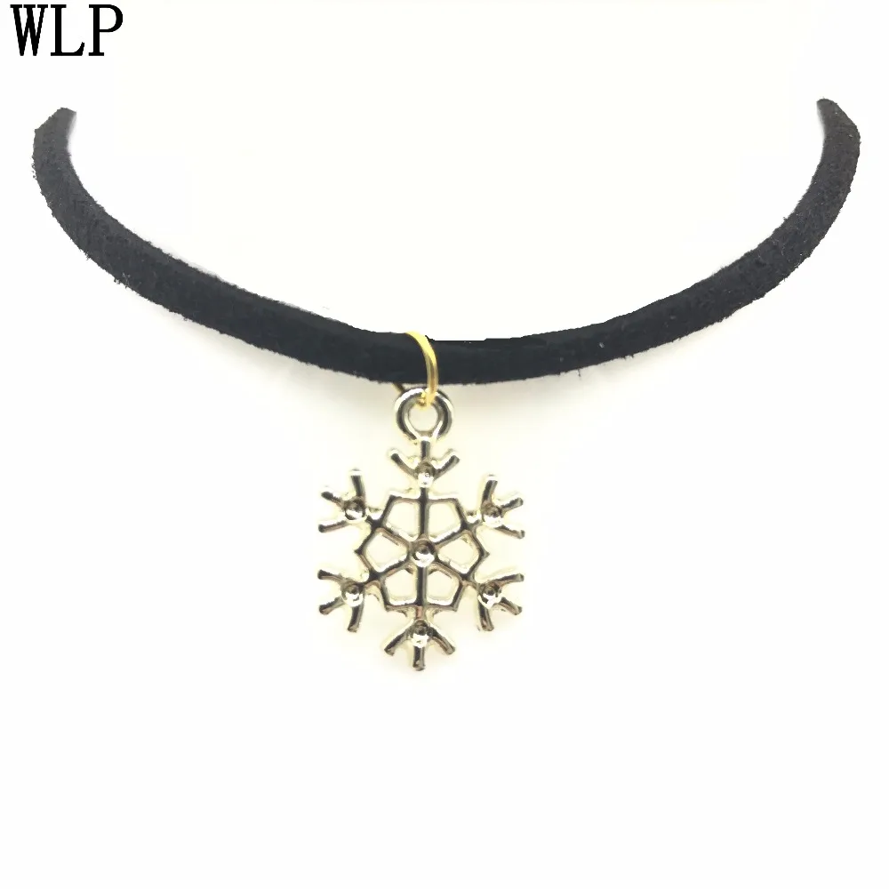 WLP Горячее предложение Новая мода ожерелье колье Bijoux черный, бархатный, кожаный ананас из кристаллов яблоко кулон Макси массивные Чокеры ожерелье