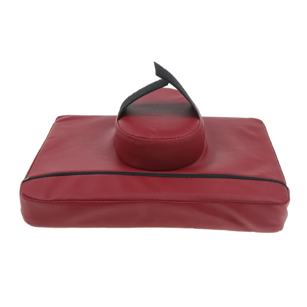 Square Face Down Cradle Neck Support Cushion PU Leather Massage Table Pillow | Relax the Body / Relief Fatigue