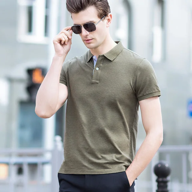 Buy New Men Polo Shirt 2018 Fashion Clothing Men Smart