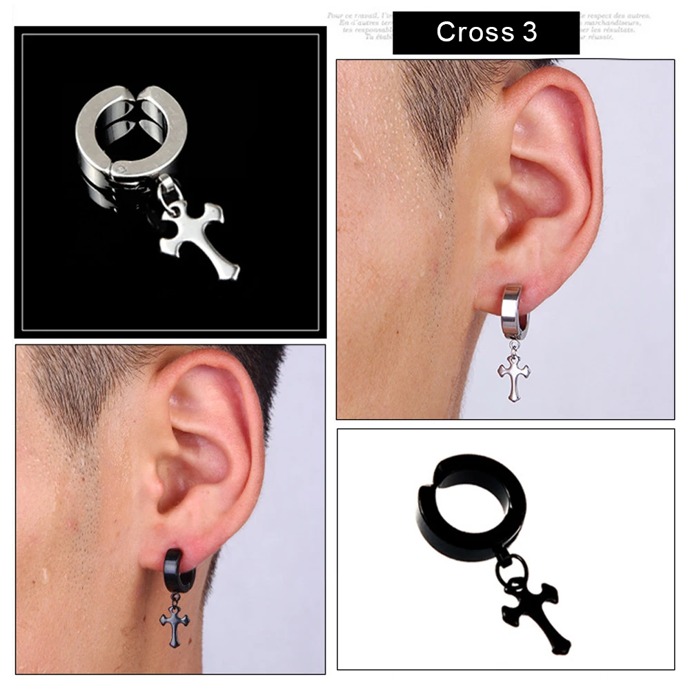 ZP-ES012-4-3 Cross Earring