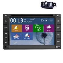 two 2din radio car dvd player gps navigation tape recorder autoradio cassette player for car radio steering-wheel car multimedia
