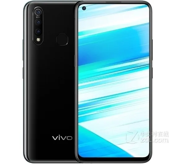 vivo Z3x смартфон, полный экран, 4 Гб ОЗУ, 64 Гб ПЗУ, Android 9,0, SDM660AIE, 6,26 дюймов, сканер отпечатков пальцев, Восьмиядерный мобильный телефон - Цвет: Черный