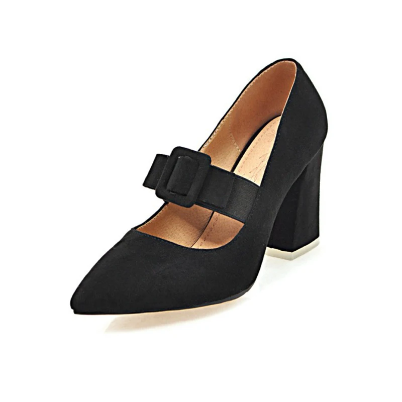 Thick High Heels Single Brand Ladies Wedding Pumps