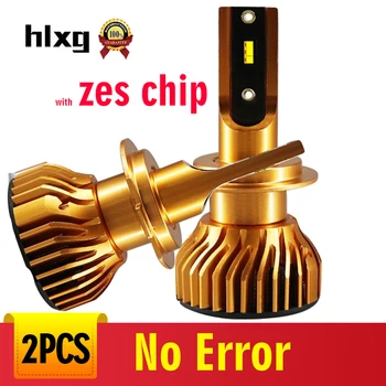 

hlxg h7 led canbus With Lumileds Luxeon ZES Chip Car Light 72W 12000LM H11 Fog Light H4 led Auto LED 6000K 12V 24V Auto Headlamp