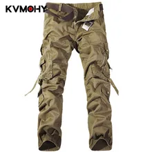 Pants Men Camouflage Tracksuit Bottoms Military Trousers MultiPocket Tactical Pant Casual Camo Cargo Pants Jogger Male Overalls