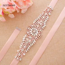 Хрустальный свадебный пояс с жемчугом пояс невесты золотые стразы свадебное платье пояс для свадебных аксессуаров J137RG