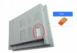 Безвентиляторный 12 дюймов сенсорный экран промышленных панель мини-ПК с 2 * RJ45 сенсорный экран монитора компьютера поддержки Windows XP