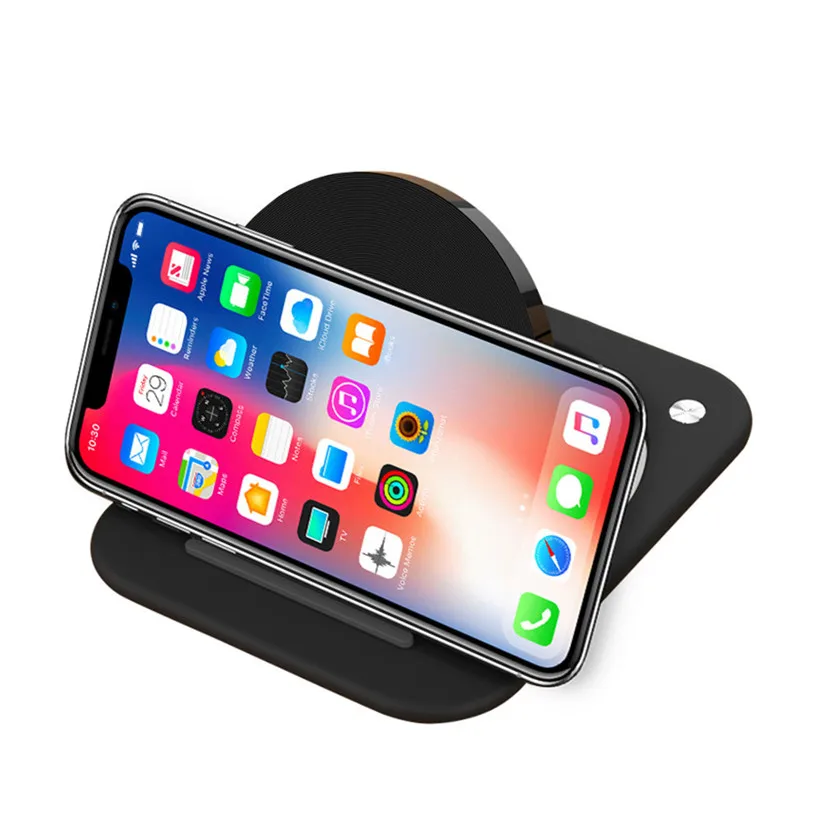 Qi Быстрое беспроводное зарядное устройство для iPhone X XS MAX XR 8 Plus складная