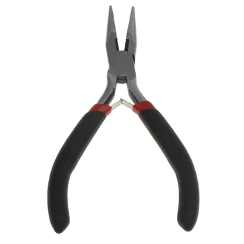 YYW DIY Jewelry Tool Equitement Accessoires Flat Nose Pliers Jewelry Making Hand Tools Black Long Nose Plier Jewelry Designer 5 inch mini long needle nose plier jewelry making hand tool diy beading jewelry tool