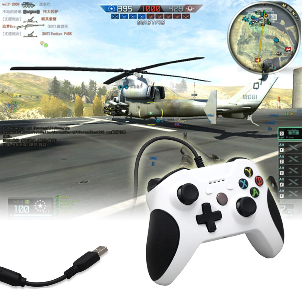 

USB Wired Gamepad Remote Controller For XBOX One Slim S Controller White Joystick for XBOX One Slim Game Controller