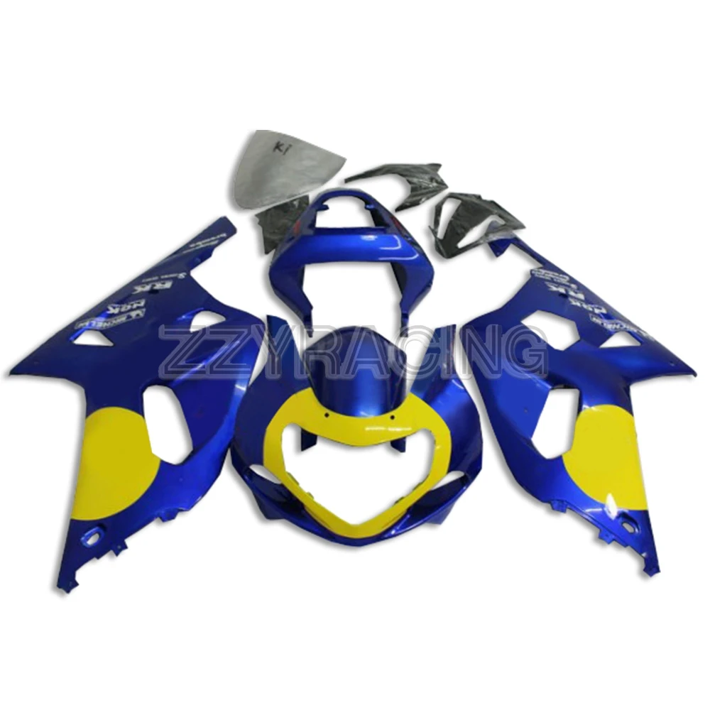 

Injection Fairings Kits for Suzuki GSXR600-750 K1 2000 - 2003 Year Complete ABS Plastic Covers Motorcycle Panels Blue Yellow