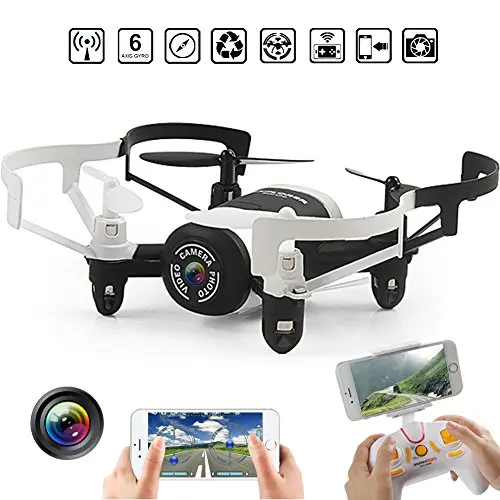 EBOYU(TM) JXD 512DW Mini Nano Wi-Fi FPV RC вертолет Дрон Квадрокоптер с режимом удержания высоты и hd-камерой Безголовый режим RTF