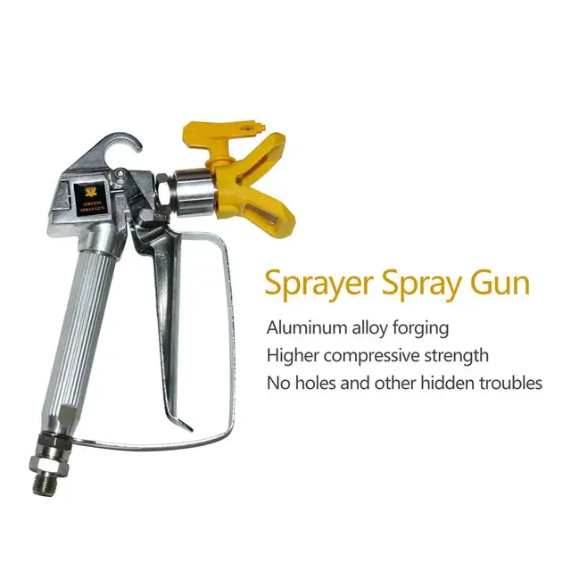 3600PSI High Pressure Airless Latex Paint Spray Gun Spraying Equipment Spray Gun Mini Air Paint Spray Guns Airbrush