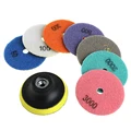 8Pcs 3 "/4" Diamant Polieren Pads Granit Marmor Beton Stein Schleifen Discs-in Polierpads aus Werkzeug bei