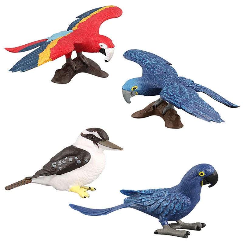

Animal Bird Figure Model Simulation Mini Parrot Figurine Home Decor Miniature Fairy Garden Decoration Accessories Modern Statue