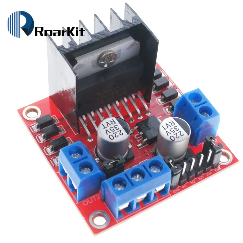 Бесплатная доставка! Модуль платы двигателя L298N для arduino 10 шт./лот шаговый