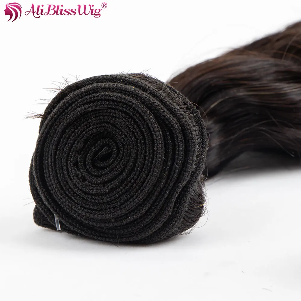 Loose Wave Bundles Brazilian Hair Weave Bundles 100% Human Hair Bundle Extension Natural Color Prosa Hair Products Aliblisswig (7)